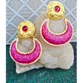 Real Look Ruby Earrings